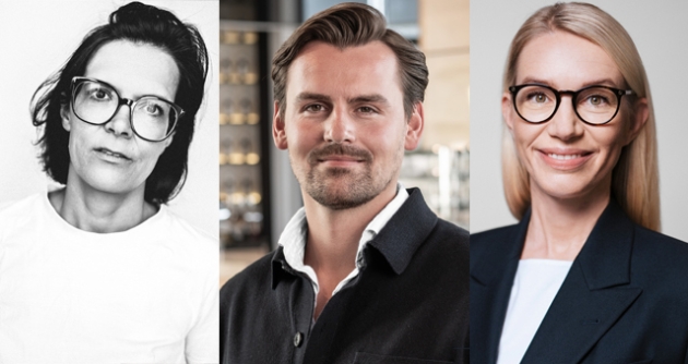 Mehr als ein Spiel - v.l.: Dr. Anne-Katrin Hübel (Google), Hagen Schlüter (Bitburger) und Anke Schaks (Ergo) - Quelle: Max Sonnenschein; Google LLC; Bitburger; Ergo Deutschland